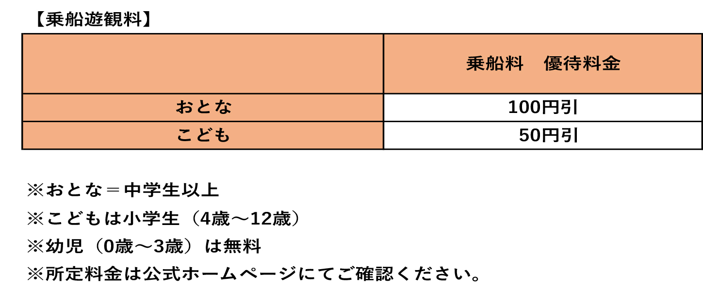 料金表